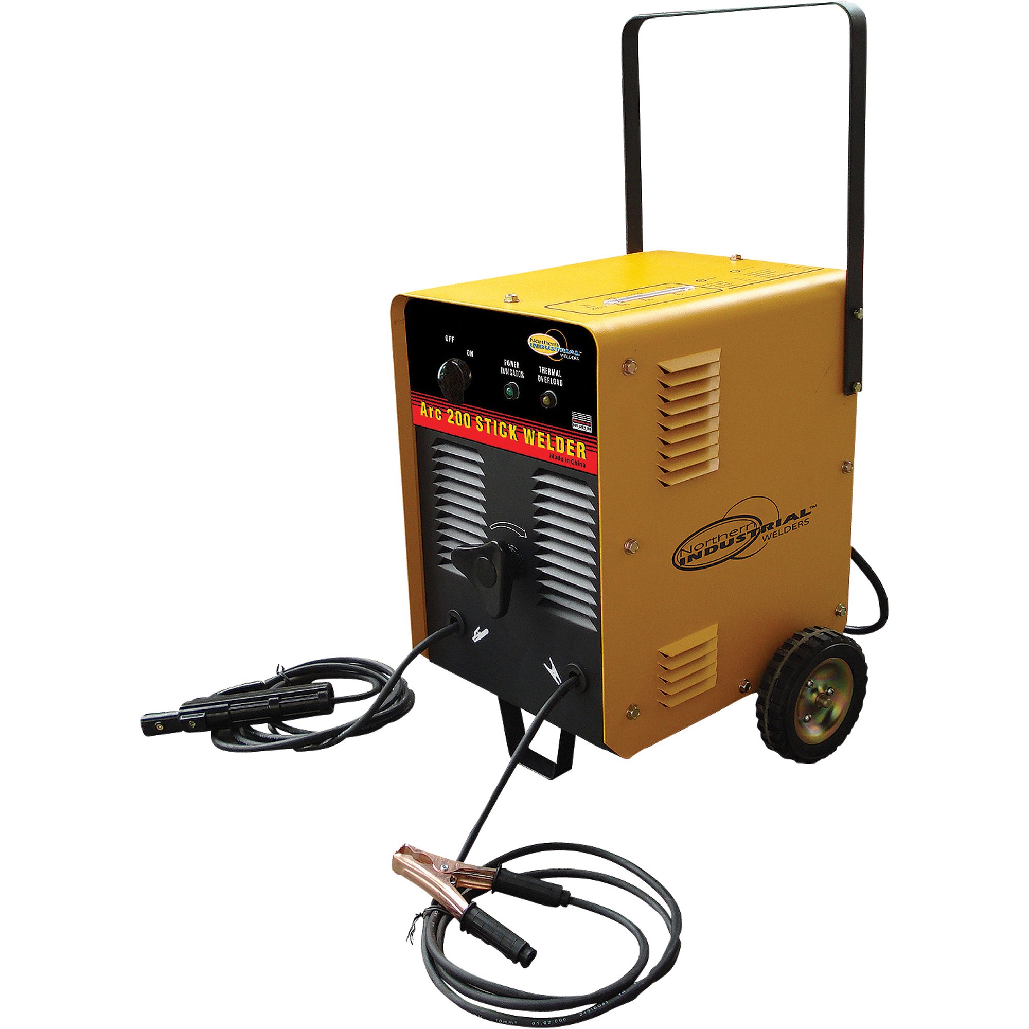 Northern Industrial Welders Reconditioned Arc 200 230 Volt Arc Welder/Stick Welder — 200 Amp Output